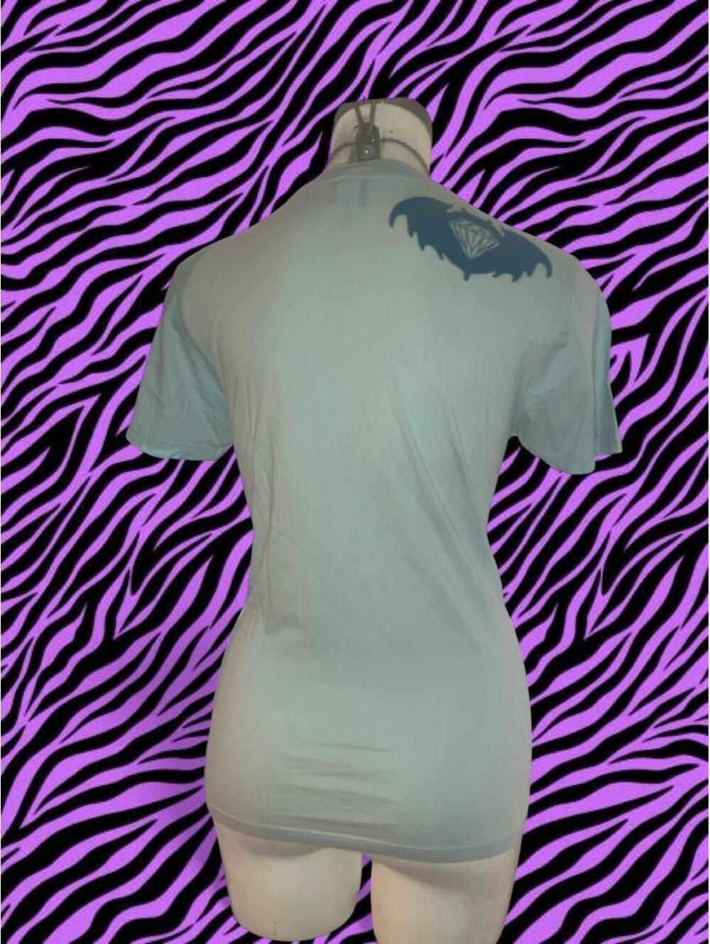 Clandestine Industries blue & white graphic tee